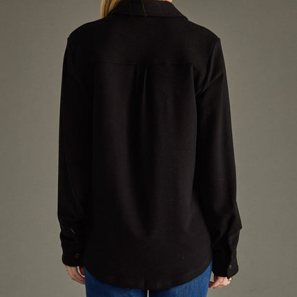 Black Super Soft Button Up - Shop Simply Apparel