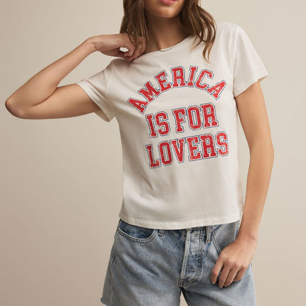 Z Supply America is for Lovers Graphic Tshirt