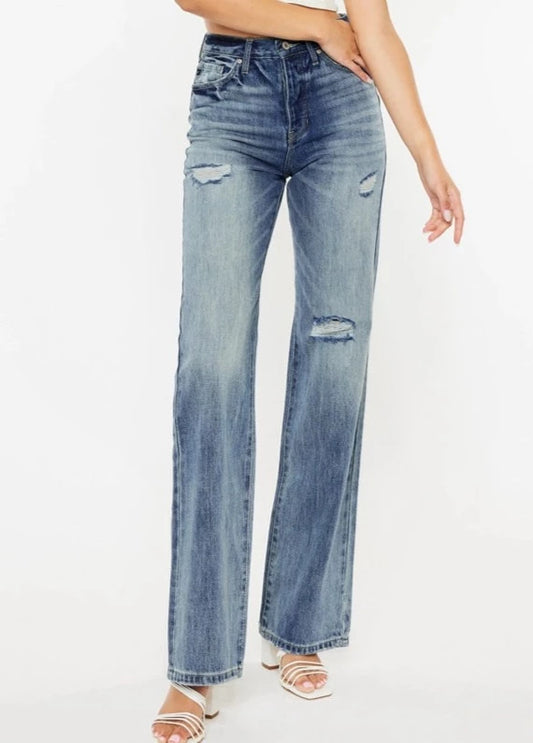 Kan Can High Rise 90's Flare Jeans