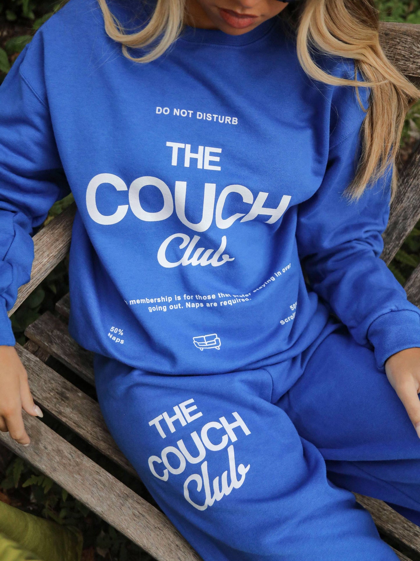 Royal Blue Couch Club Sweatshirt