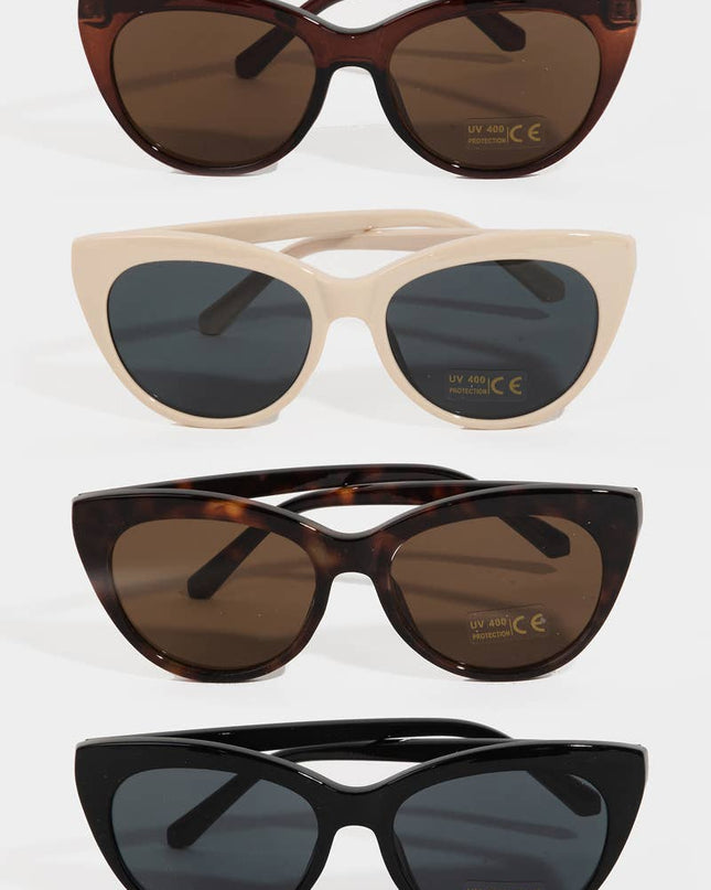 Classic Cat Eye Frame Sunglasses - Shop Simply Apparel