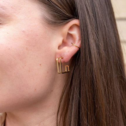 Luxe Gold Kamora Hoops