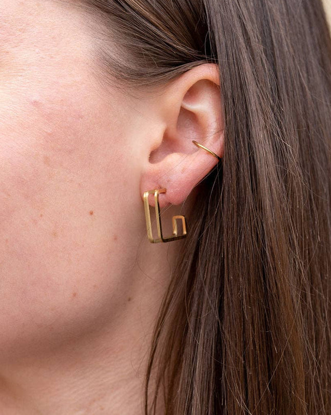 Luxe Gold Kamora Hoops