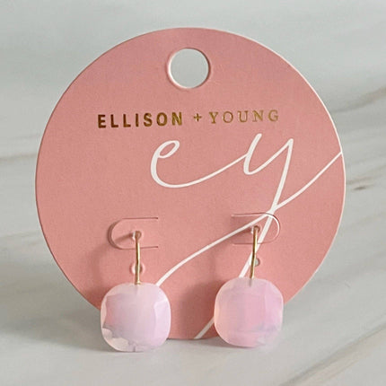 Mystic Pink Floating Jewel Earrings - Shop Simply Apparel