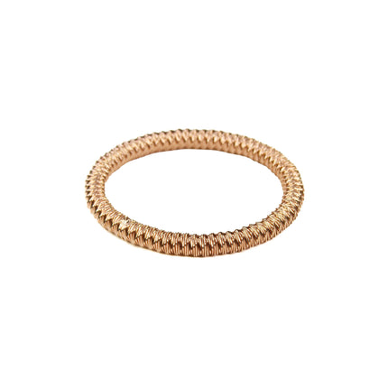 Rose Gold Tight Twist Slinky Stretch Bracelet - Shop Simply Apparel