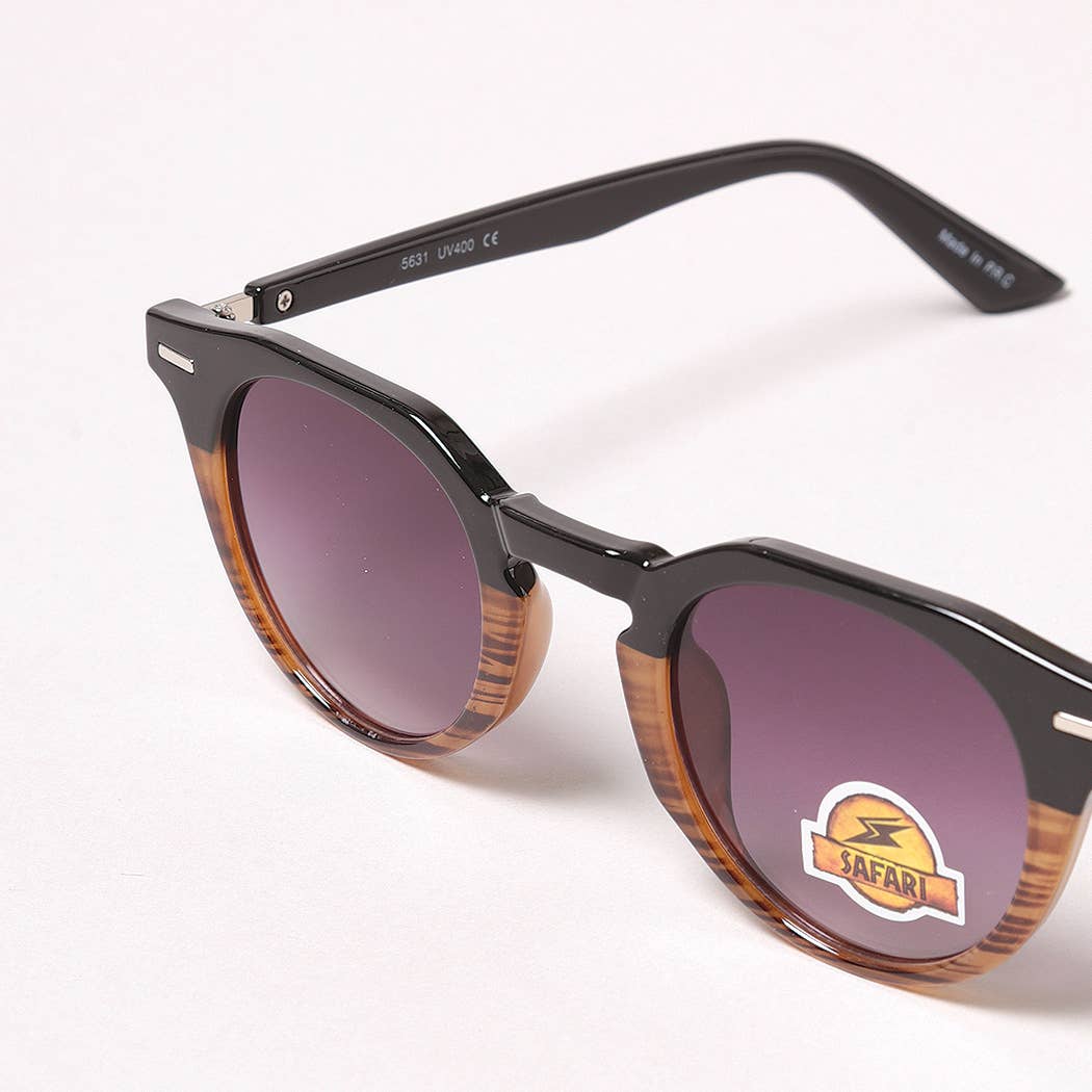 Bold Round Tinted Sunglasses