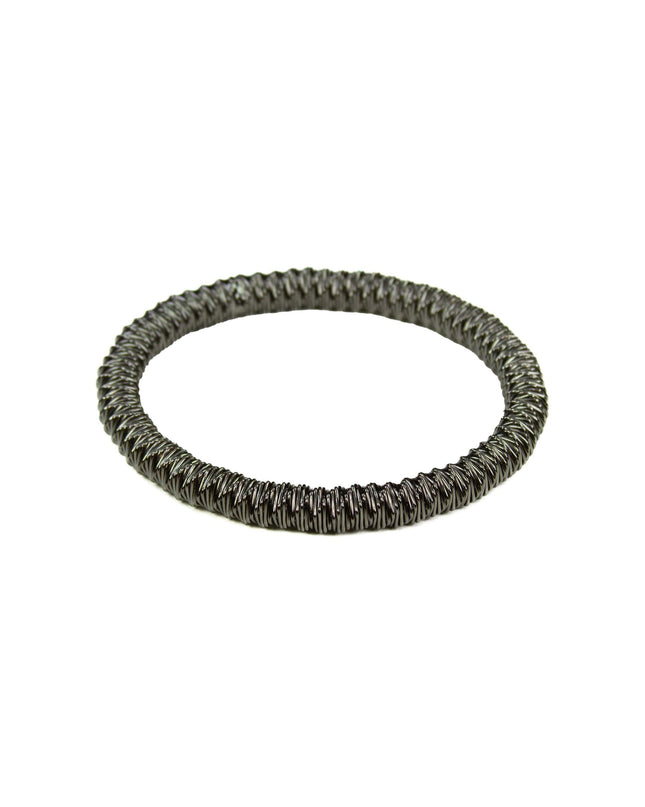 Black Tight Twist Slinky Bracelet - Shop Simply Apparel