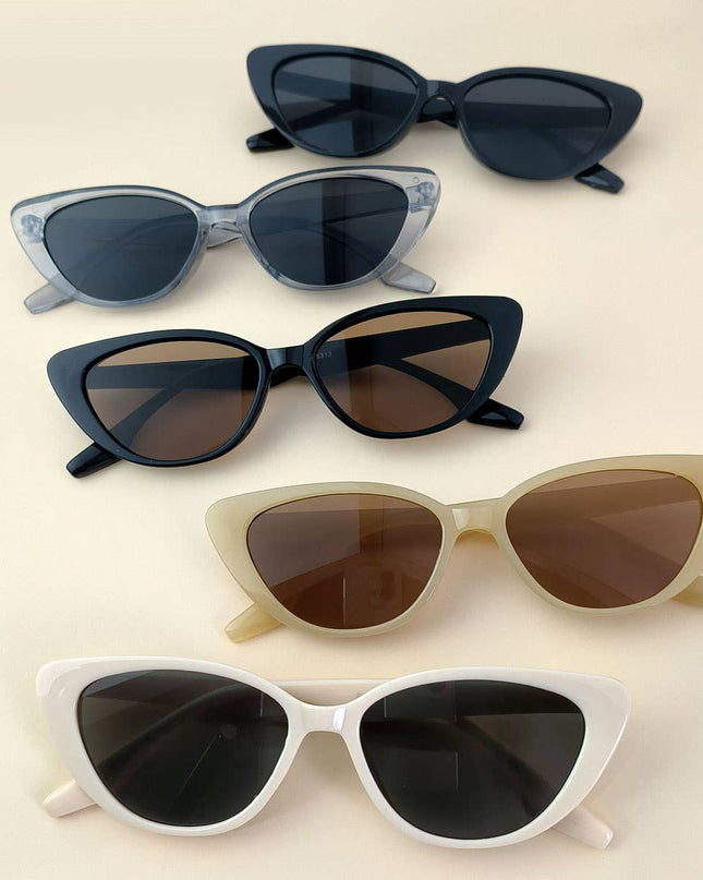 Slim Cat Eye Sunglasses - Shop Simply Apparel