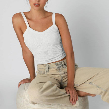 NIKIBIKI White Lace V Neck Top - Shop Simply Apparel