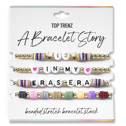 Taylor Swift In My Eras Era Beaded Stretch Bracelets Set