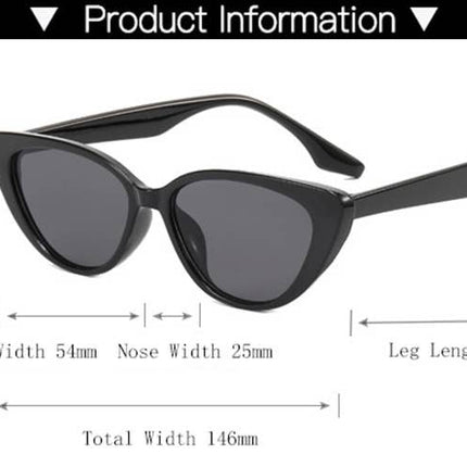 Slim Cat Eye Sunglasses
