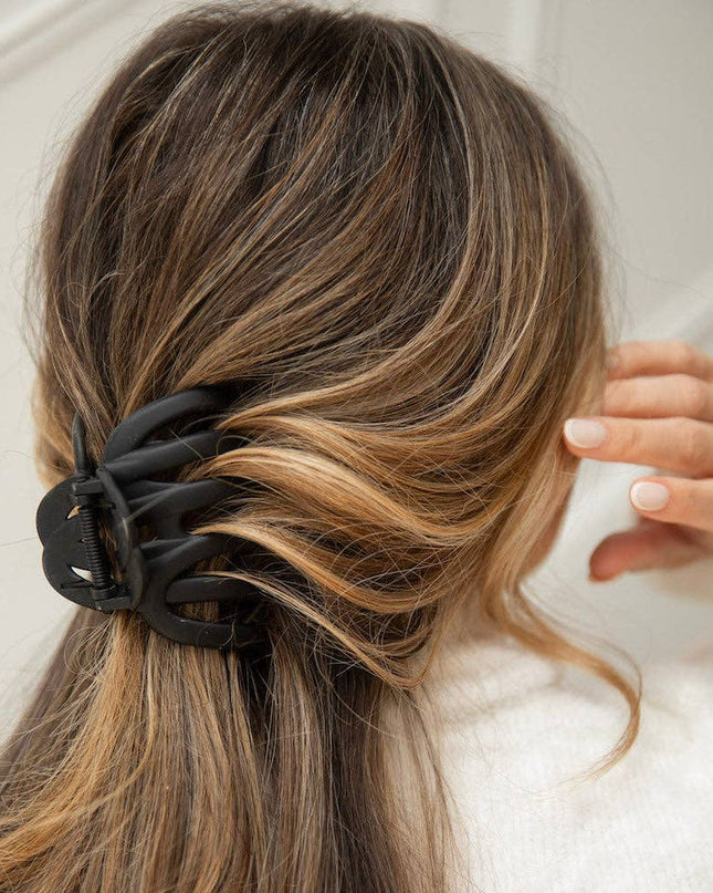 Black Extra Large Hair Clip