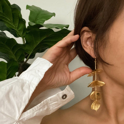 Filigree Flower Drop Earrings - Shop Simply Apparel