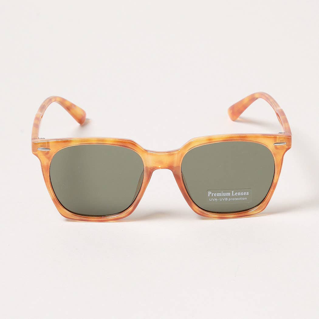 Tinted Rectangular Wayfarer Sunglasses