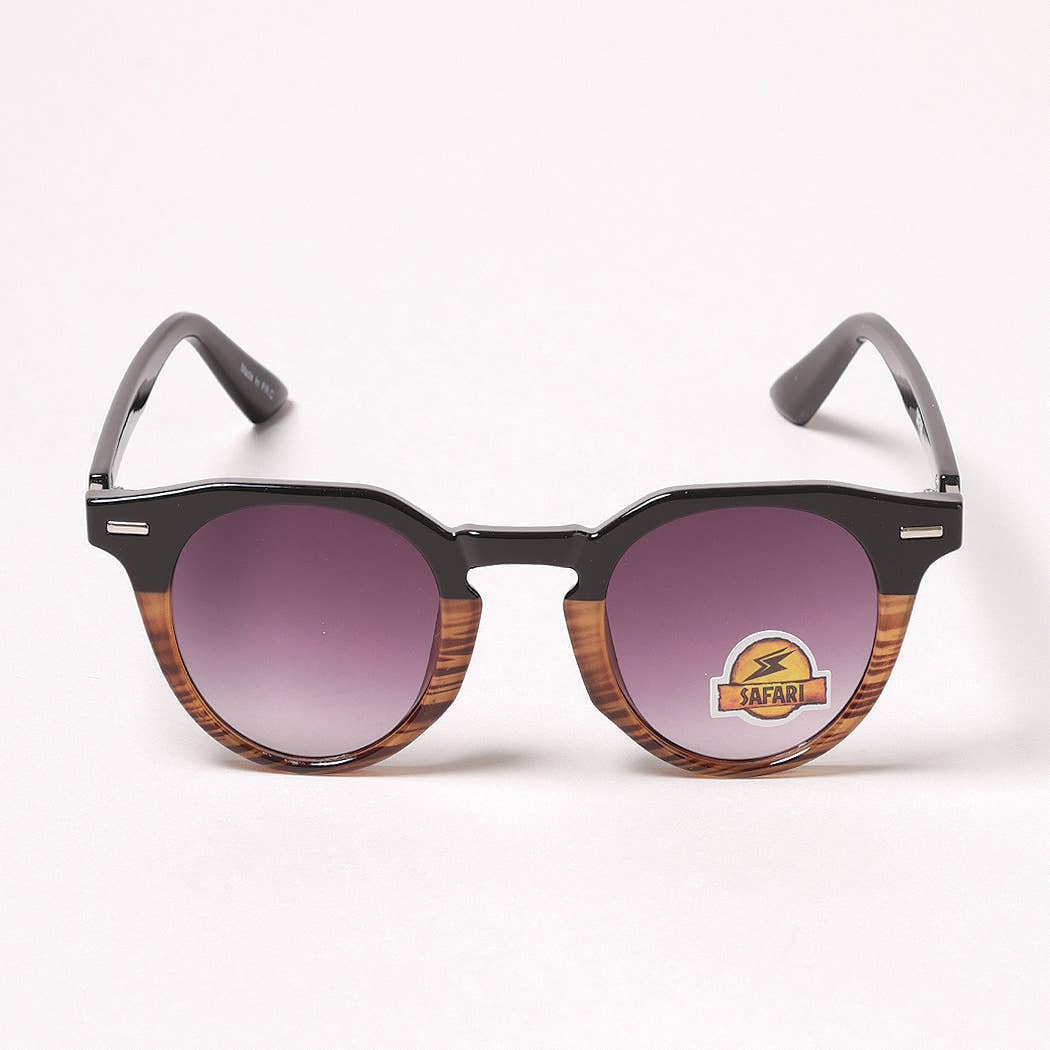 Bold Round Tinted Sunglasses