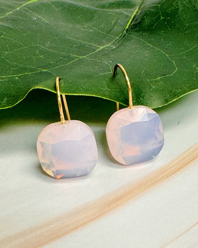 Mystic Pink Floating Jewel Earrings