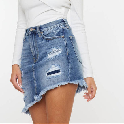 Kan Can USA Denim Mini Skirt