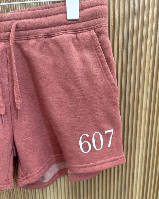 Dusty Rose 607 Fleece Shorts - Shop Simply Apparel