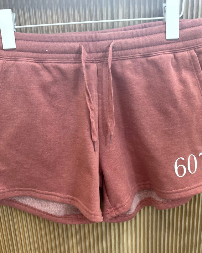 Dusty Rose 607 Fleece Shorts - Shop Simply Apparel