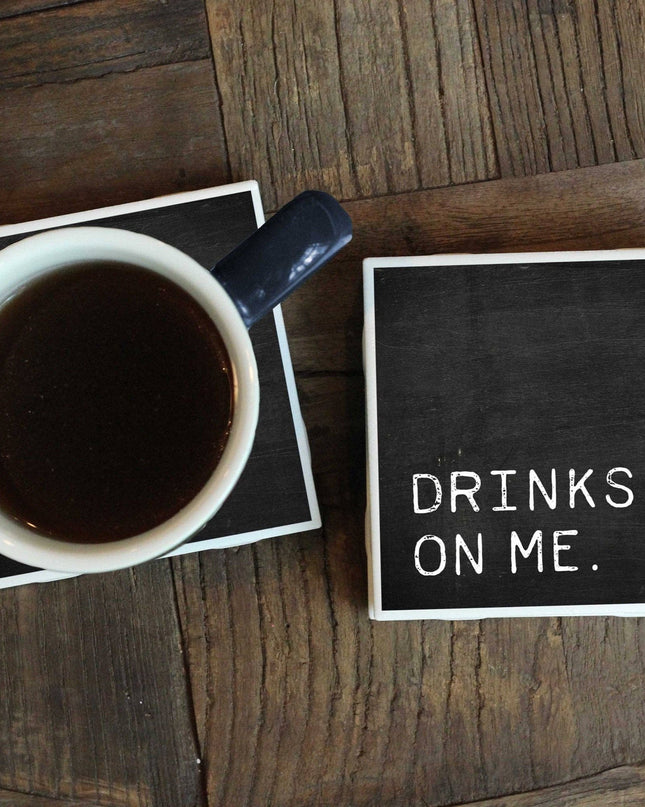 Drinks On Me Coaster - Shop Simply Apparel