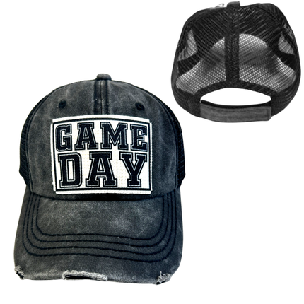 GAME DAY BALL CAP | UNISEX HAT | DISTRESSED - Shop Simply Apparel
