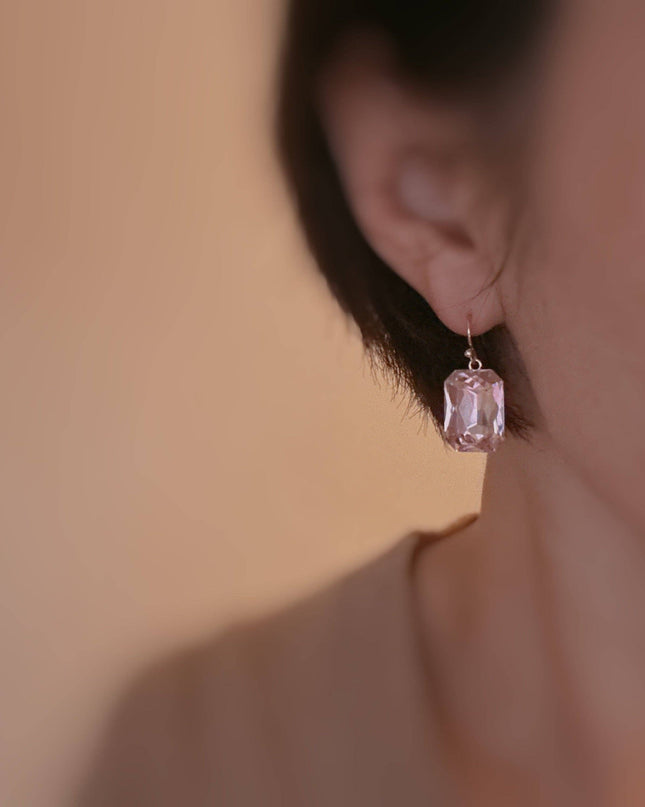 Shadow Grey Jewel Earrings