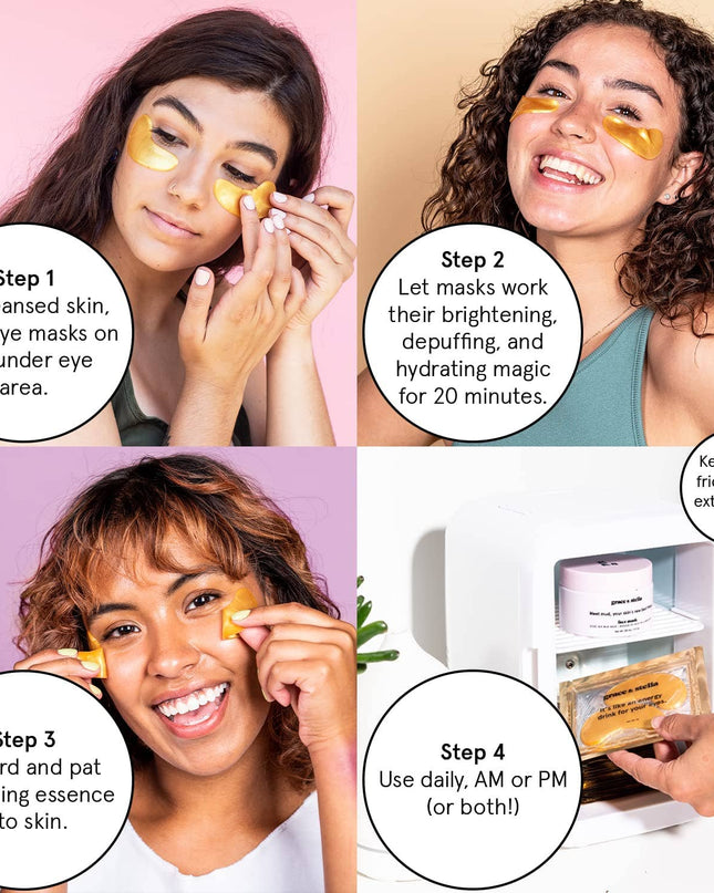 Gold Energizing Under Eye Masks (24 pairs) - Shop Simply Apparel