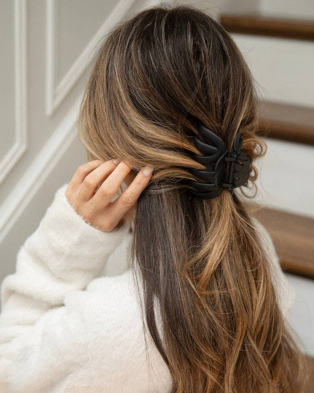 Black Extra Large Hair Clip
