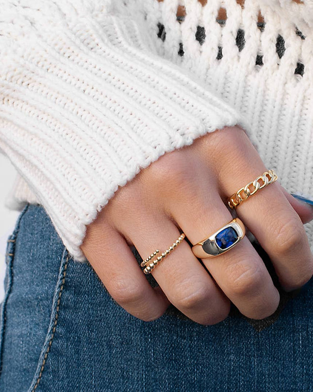 Silver Adjustable Wrap Around Ring - Shop Simply Apparel