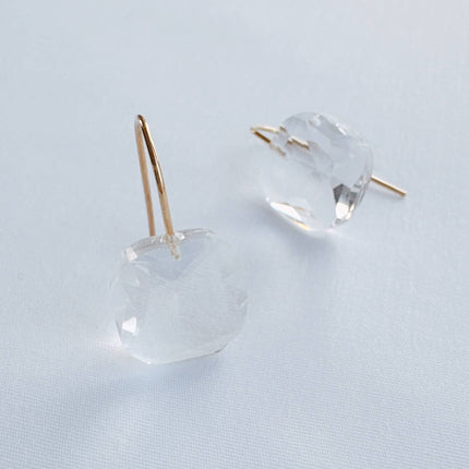 Crystal Water Floating Jewel Earrings - Shop Simply Apparel