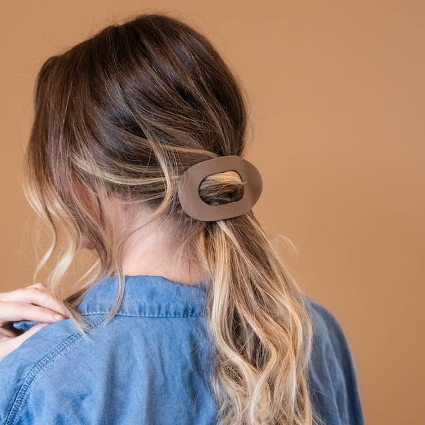 Large Oval Hair Clip Set