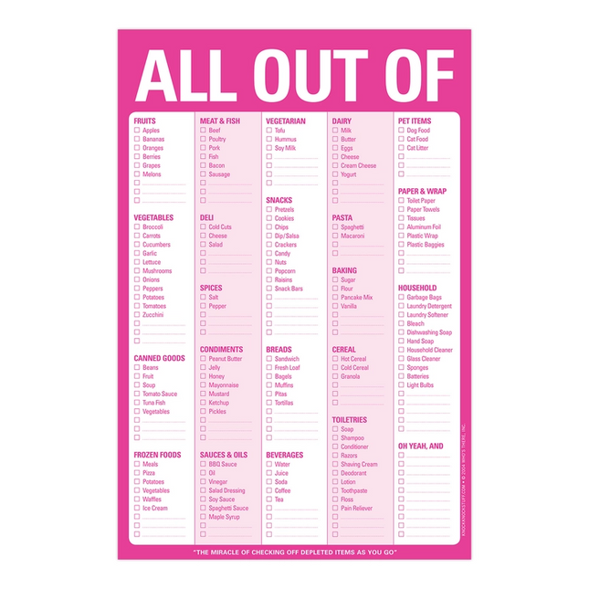 All Out of Pad® with Magnet - Shop Simply Apparel