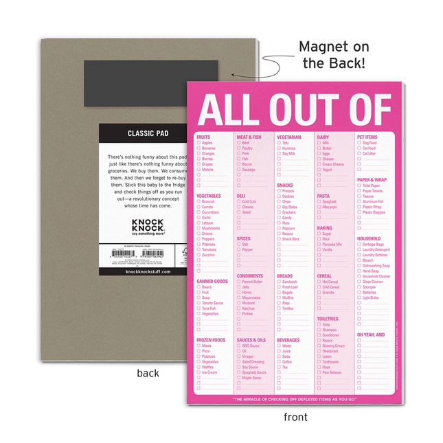 All Out of Pad® with Magnet - Shop Simply Apparel