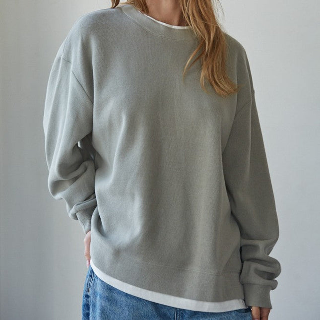 Contrast Trim sweatshirt