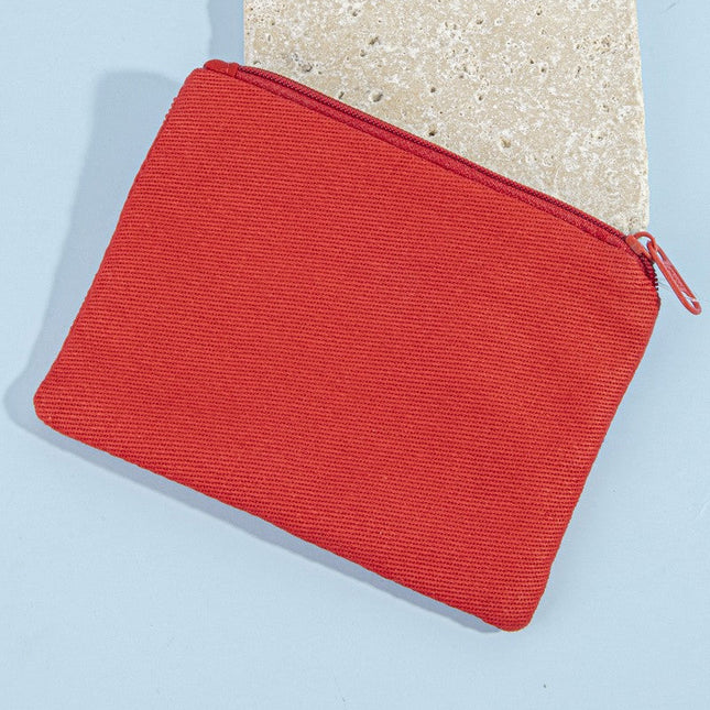 American Flag Beaded Coin Pouch