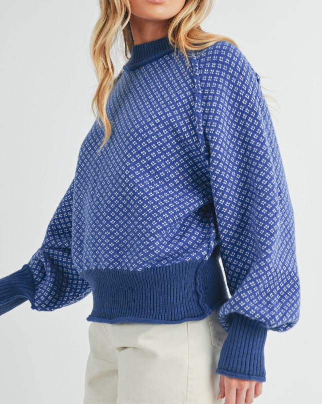 Blue Echo Sweater