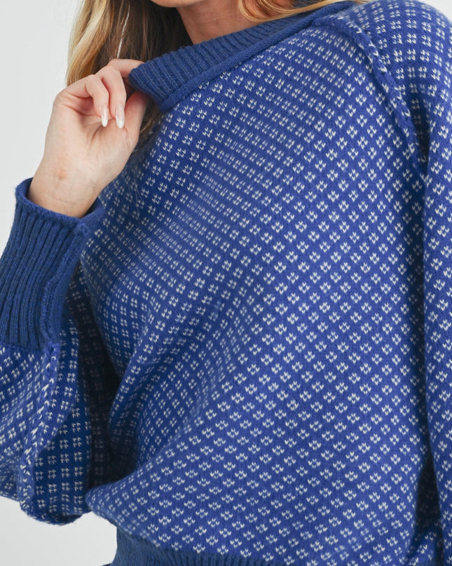 Blue Echo Sweater