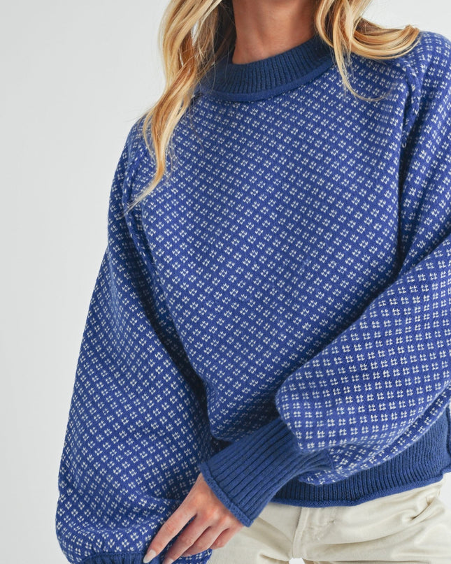 Blue Echo Sweater
