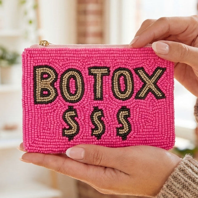 Botox Money Seed Beaded Coin Purse