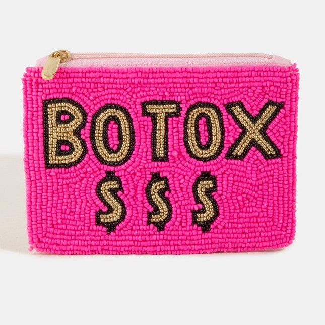 Botox Money Seed Beaded Coin Purse - Shop Simply Apparel