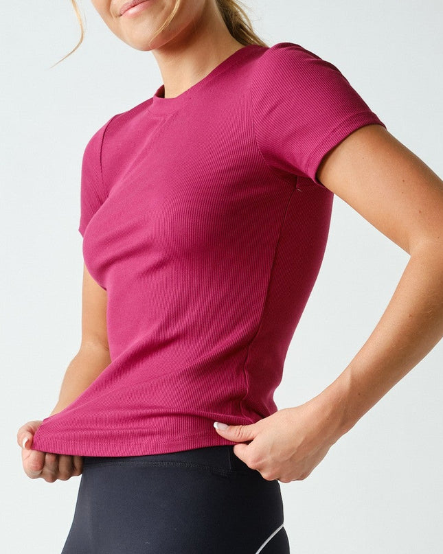 Brambleberry Micro-Ribbed Athleisure Top