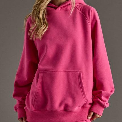 Bright Pink Panache Hooded Sweatshirt