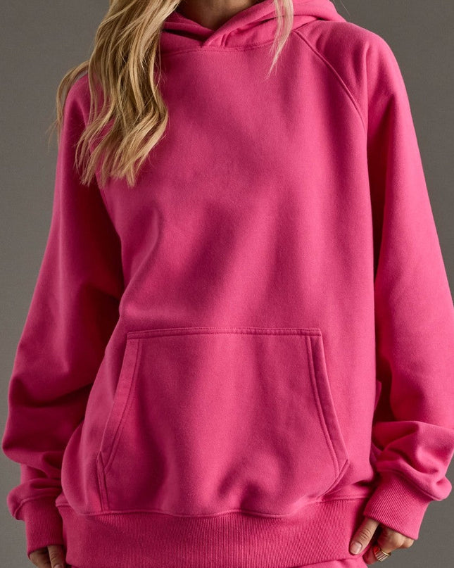 Bright Pink Panache Hooded Sweatshirt