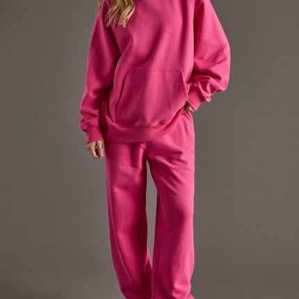 Bright Pink Panache Hooded Sweatshirt