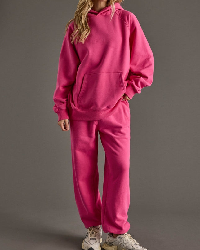 Bright Pink Panache Hooded Sweatshirt