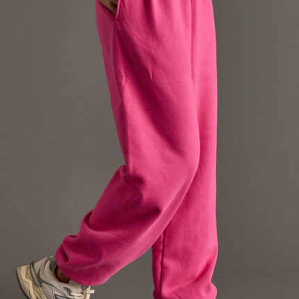 Bright Pink Panache Sweatpants