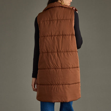 Brown Long Vest