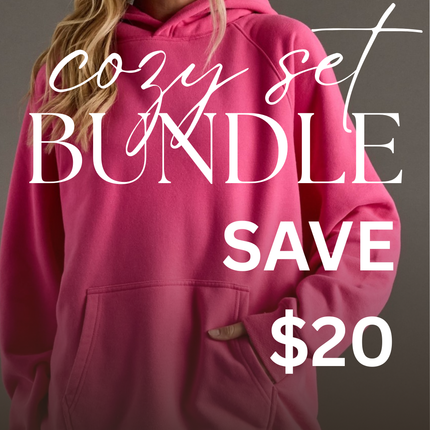 Bright Pink Complete Set - Hoodie & Sweatpants Bundle - Shop Simply Apparel
