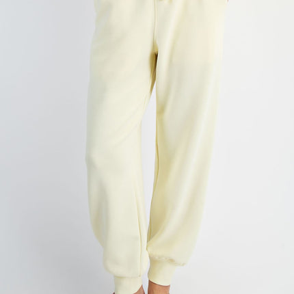 Butter Yellow Modal Scuba Joggers