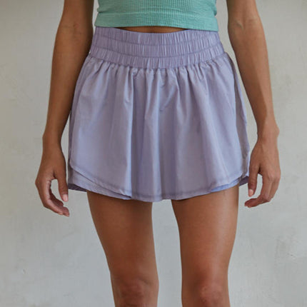 Lavender Nylon Skort